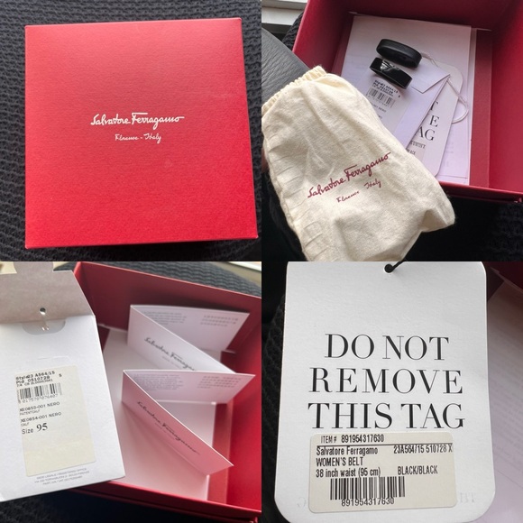 Salvatore Ferragamo Gancini Buckle Reversible Leather Belt - Picture 9 of 9